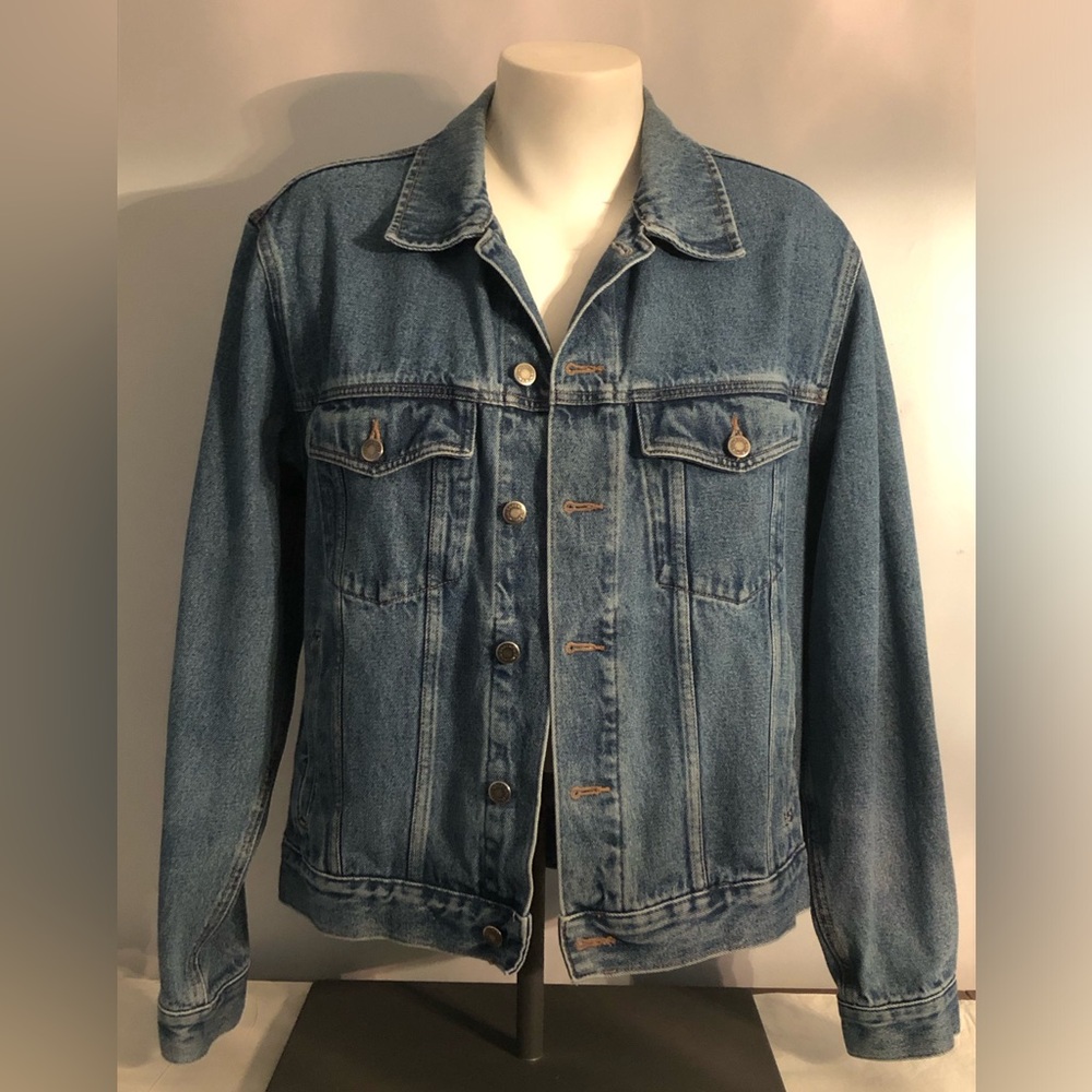 Vintage 90s Wrangler Hero Denim Jean Trucker Jacket Size M Excellent